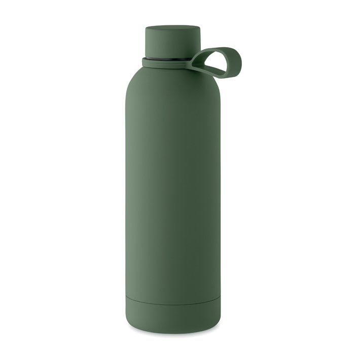 Bouteille publicitaire 500ml inox recyclé Emerald Vert fonce